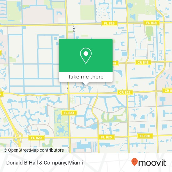 Donald B Hall & Company map