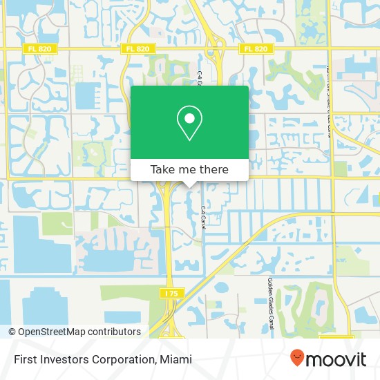Mapa de First Investors Corporation