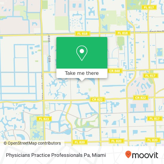 Physicians Practice Professionals Pa map