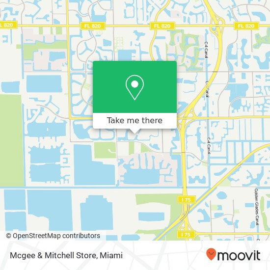 Mapa de Mcgee & Mitchell Store