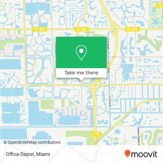 Office Depot map