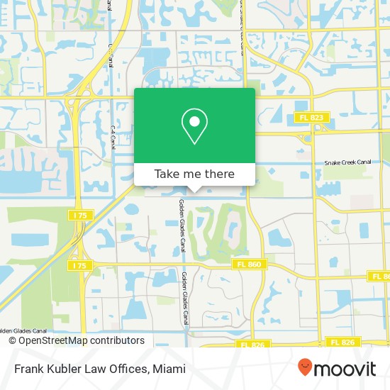 Frank Kubler Law Offices map