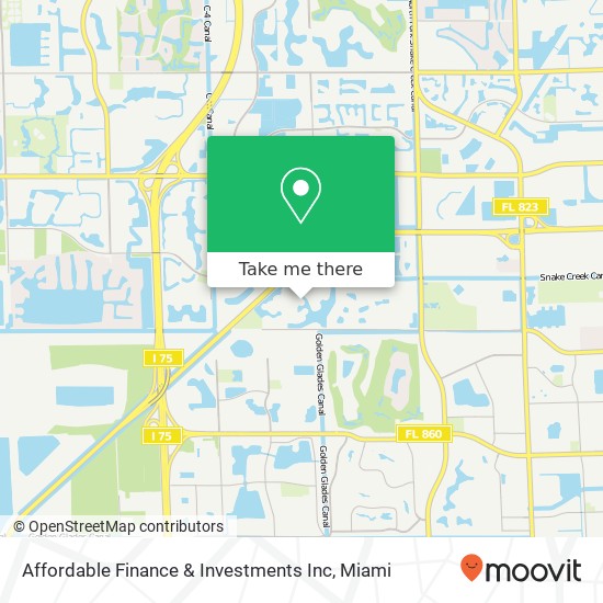 Affordable Finance & Investments Inc map