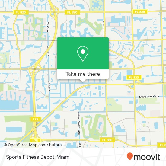 Sports Fitness Depot map