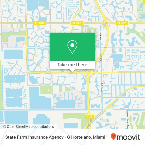 State Farm Insurance Agency - G Hortelano map