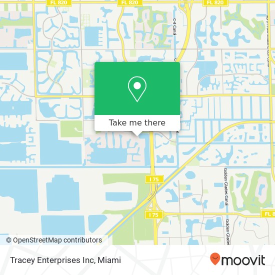Mapa de Tracey Enterprises Inc
