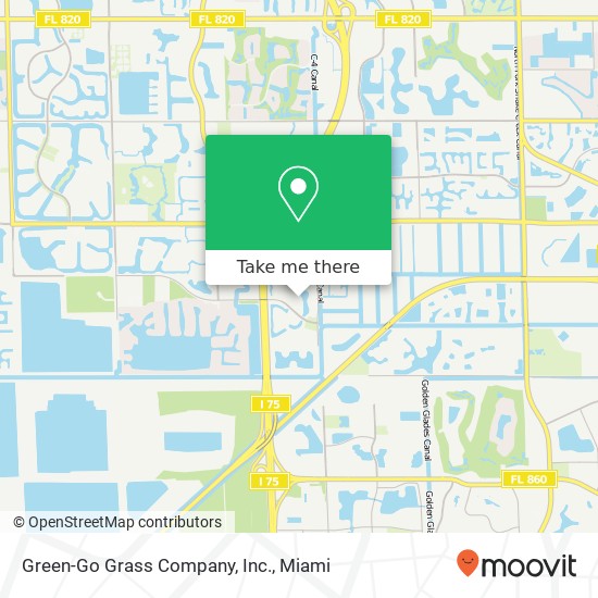 Mapa de Green-Go Grass Company, Inc.