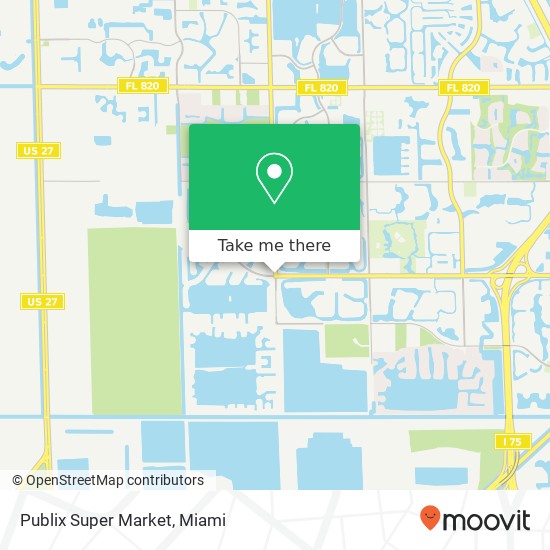 Publix Super Market map