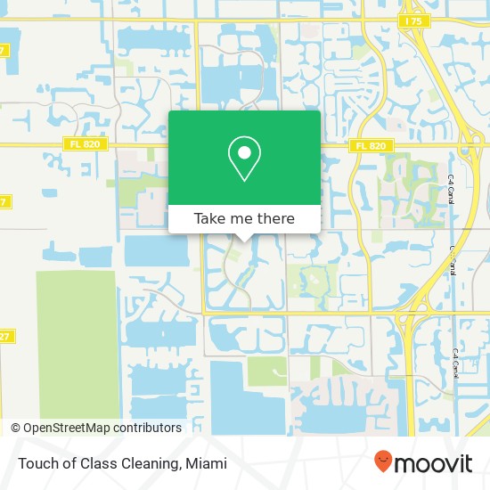 Mapa de Touch of Class Cleaning