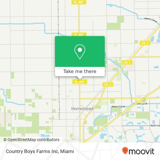 Mapa de Country Boys Farms Inc
