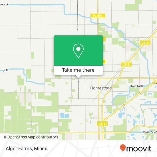Mapa de Alger Farms