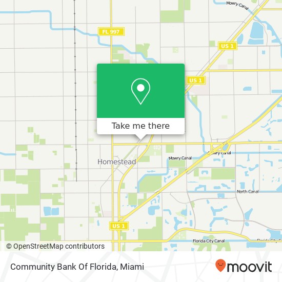 Mapa de Community Bank Of Florida