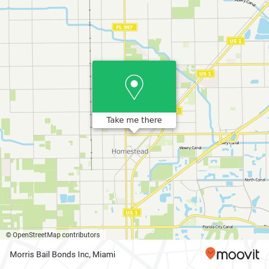 Mapa de Morris Bail Bonds Inc