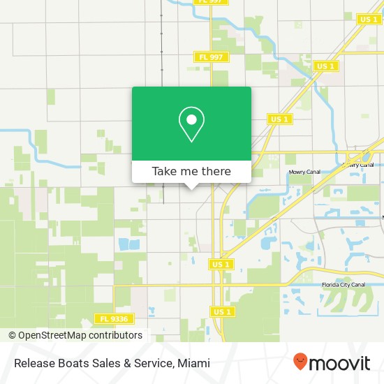 Release Boats Sales & Service map