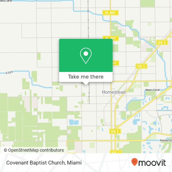 Mapa de Covenant Baptist Church