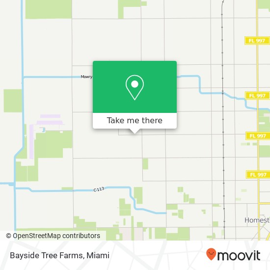 Bayside Tree Farms map