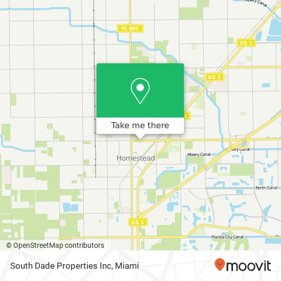 South Dade Properties Inc map