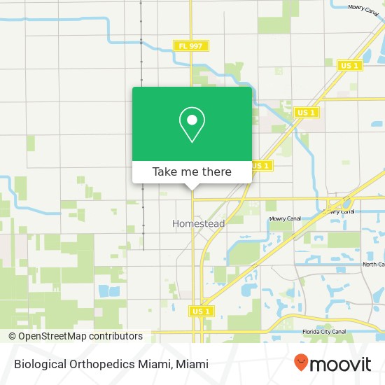 Mapa de Biological Orthopedics Miami