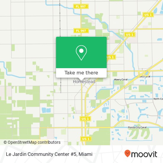 Le Jardin Community Center #5 map