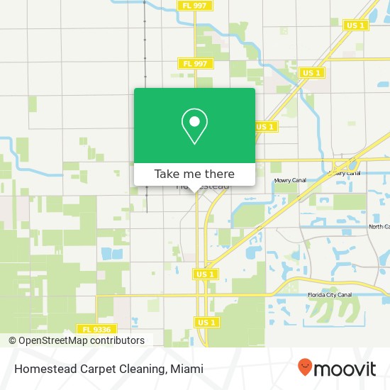 Mapa de Homestead Carpet Cleaning