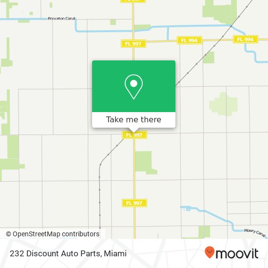 Mapa de 232 Discount Auto Parts