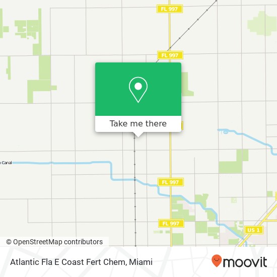 Mapa de Atlantic Fla E Coast Fert Chem