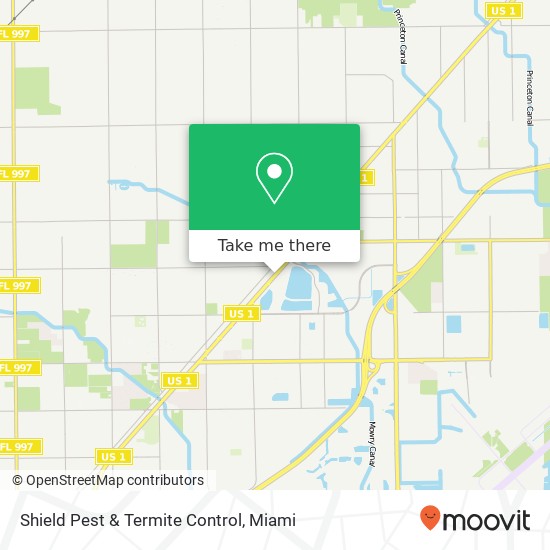 Shield Pest & Termite Control map