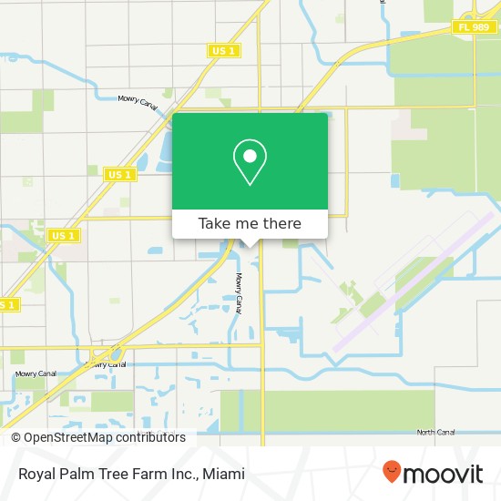 Mapa de Royal Palm Tree Farm Inc.