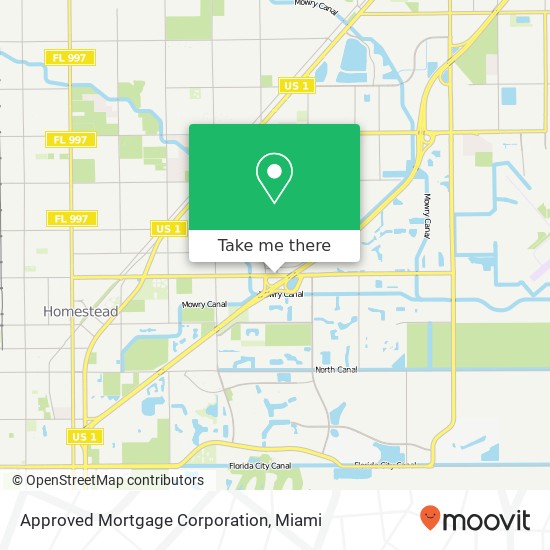 Mapa de Approved Mortgage Corporation