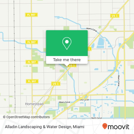 Alladin Landscaping & Water Design map