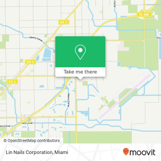 Lin Nails Corporation map