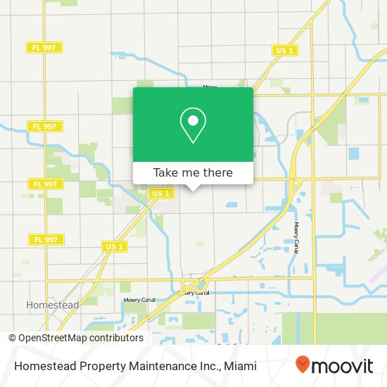 Mapa de Homestead Property Maintenance Inc.