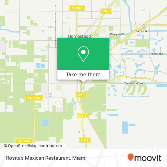 Rosita's Mexican Restaurant map