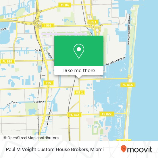 Mapa de Paul M Voight Custom House Brokers