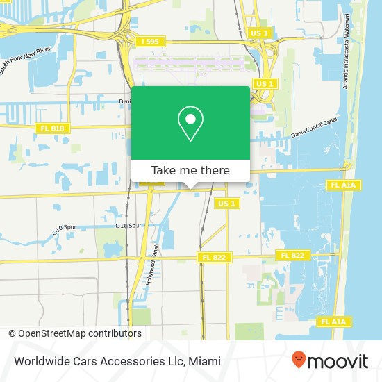 Mapa de Worldwide Cars Accessories Llc