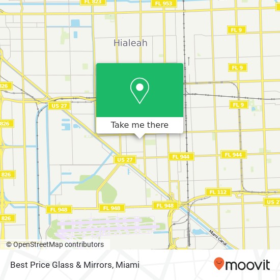 Best Price Glass & Mirrors map