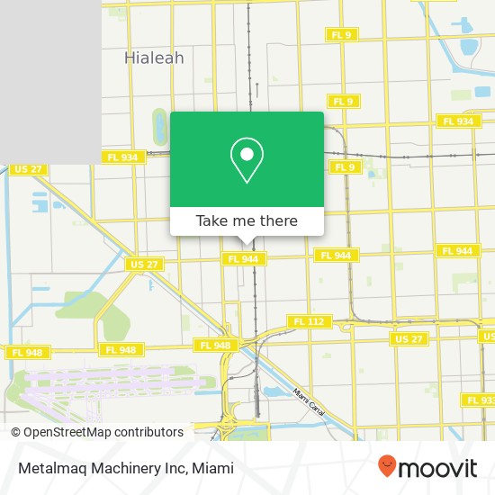 Mapa de Metalmaq Machinery Inc