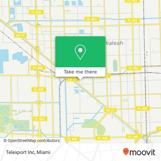 Telexport Inc map