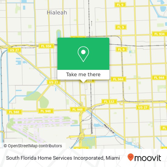 Mapa de South Florida Home Services Incorporated