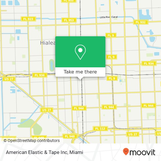 American Elastic & Tape Inc map