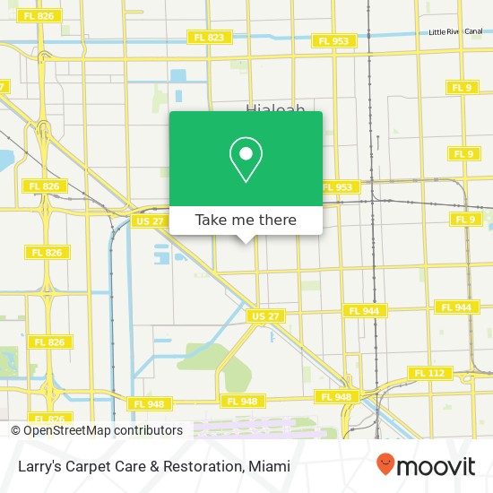 Mapa de Larry's Carpet Care & Restoration