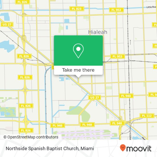 Northside Spanish Baptist Church map