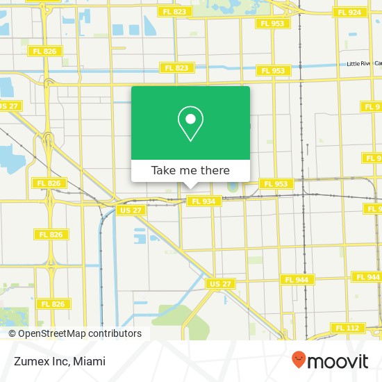 Zumex Inc map