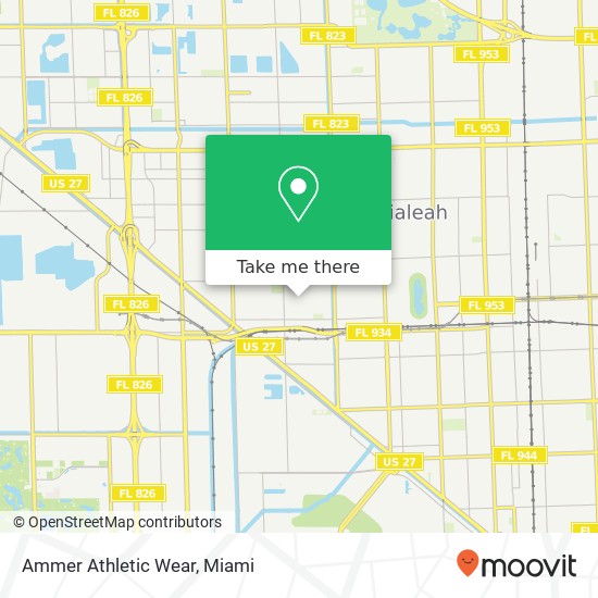 Mapa de Ammer Athletic Wear