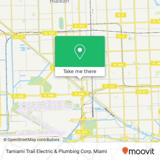 Mapa de Tamiami Trail Electric & Plumbing Corp