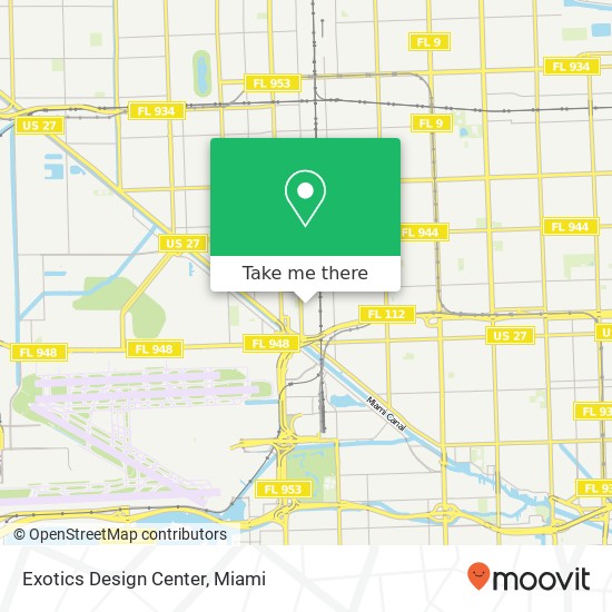 Mapa de Exotics Design Center