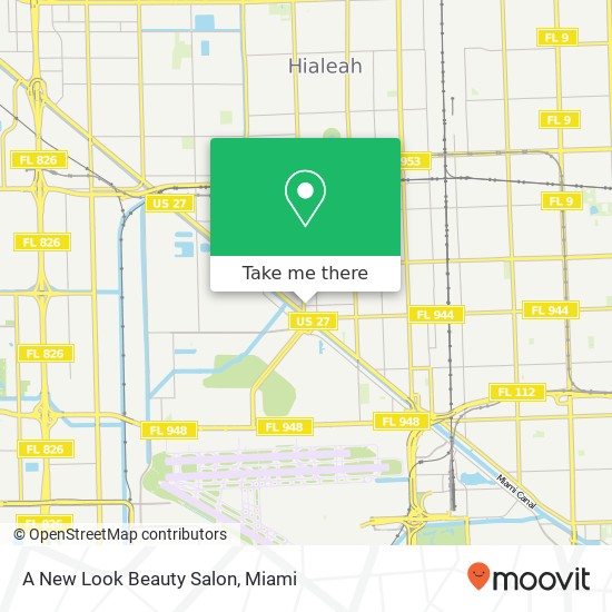 Mapa de A New Look Beauty Salon