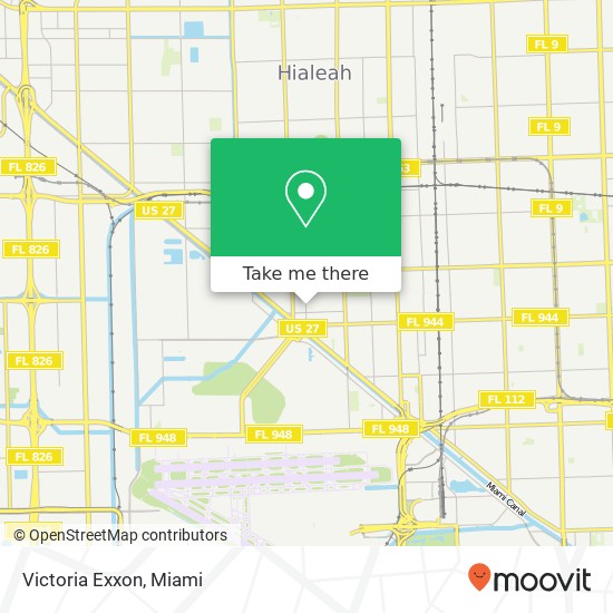 Victoria Exxon map