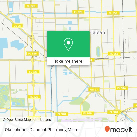 Okeechobee Discount Pharmacy map