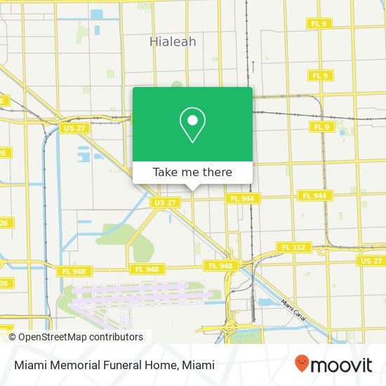 Miami Memorial Funeral Home map